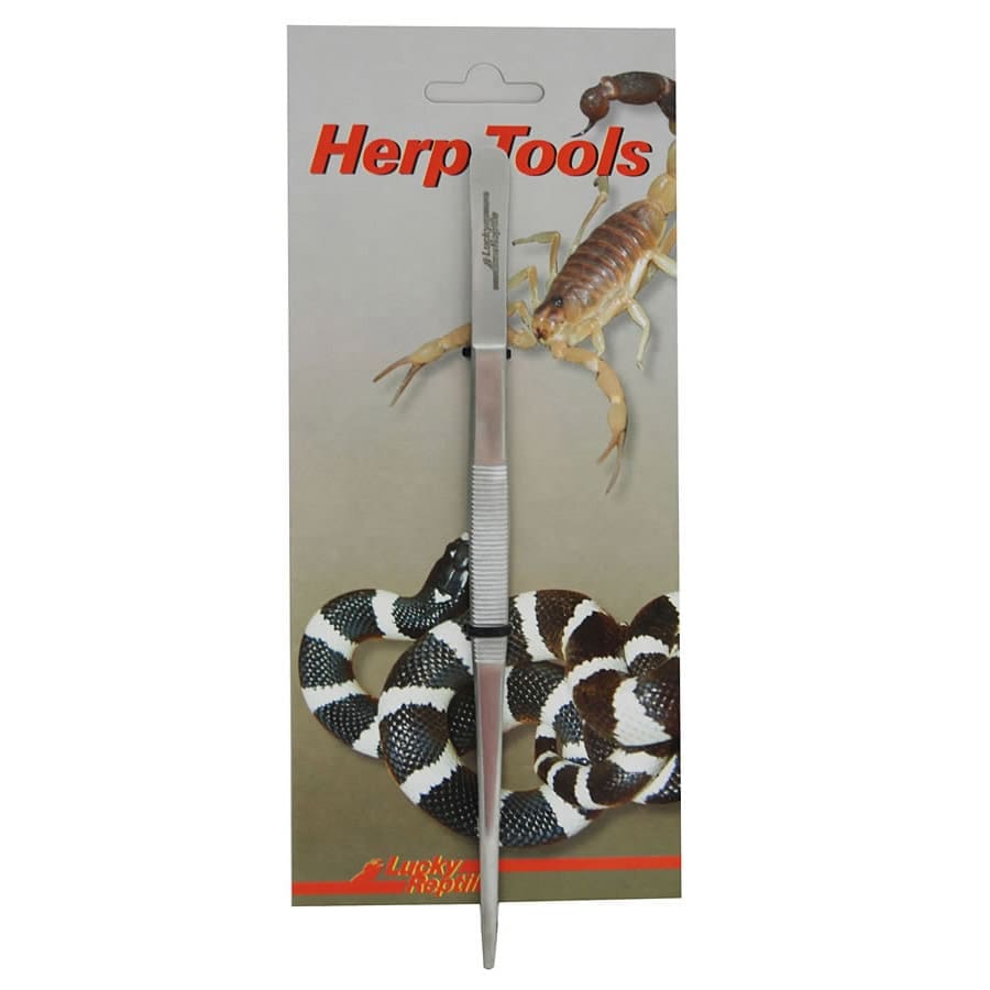 Lucky Reptile - Stainless Steel Tweezers - Straight