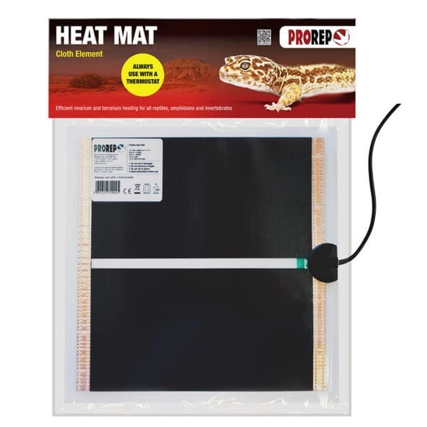 ProRep Adhesive Heat Mats are designed for use with reptiles, amphibians and invertebrates. With the adhesive back they are great for wall mounting inside the vivarium.