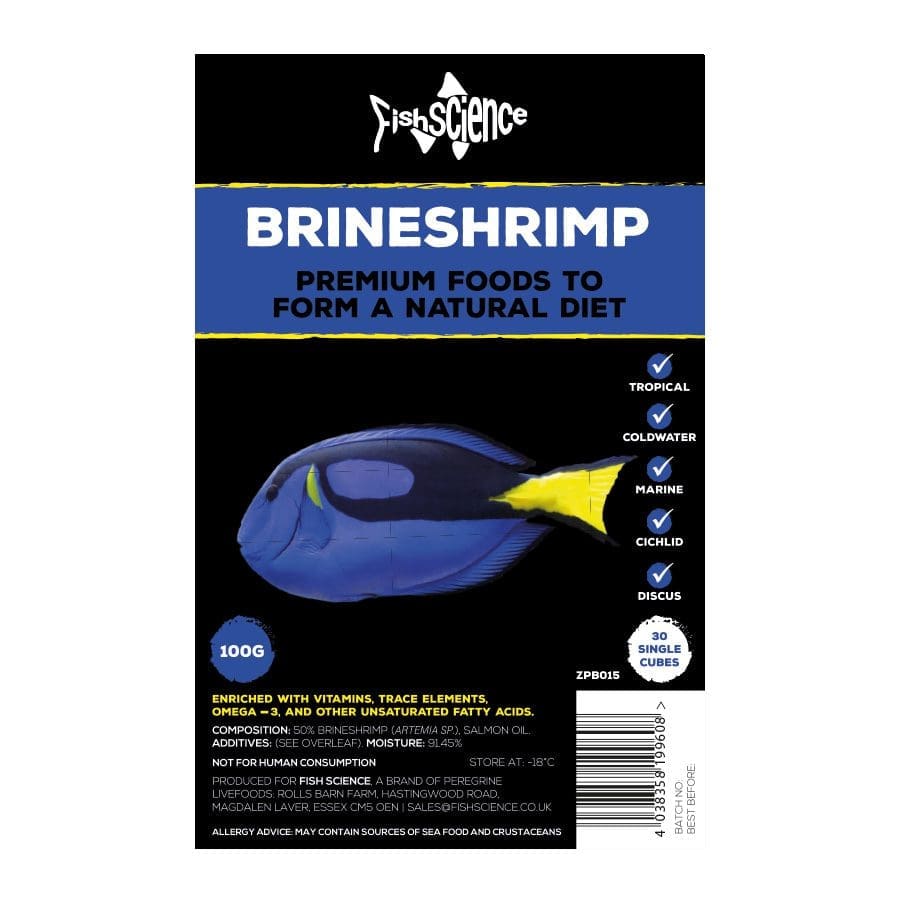 Fish Science Blister Pack Brineshrimp (Artemia) 100g