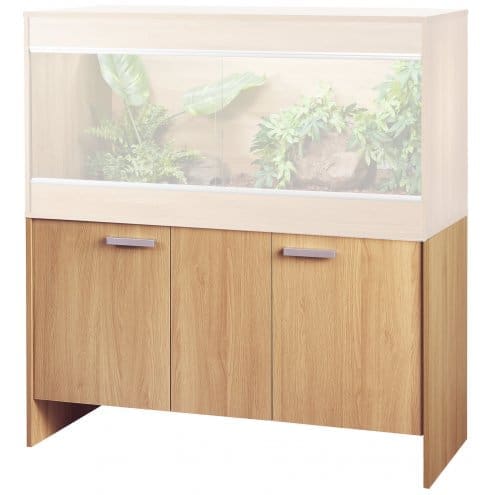 oak-coloured the Vivexotic Repti-home AAL cabinet for bearded dragon vivarium