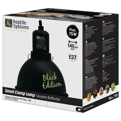 Reptile Systems Clamp Lamp Black Edition - Small