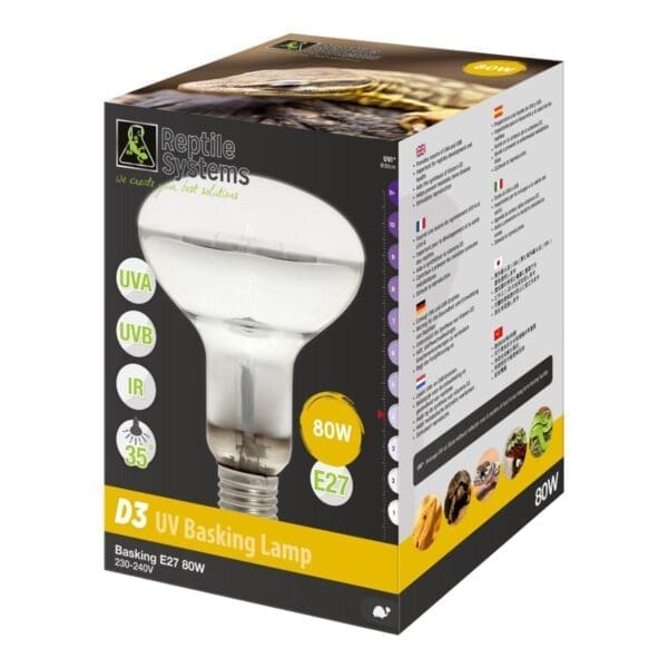 Reptile Systems D3 UV Basking Lamp