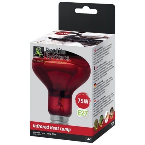 Reptile Systems Infrared Heat Lamp - 75w