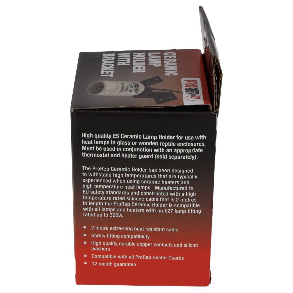 ProRep Ceramic Lamp Holder WITH Bracket - Image 2