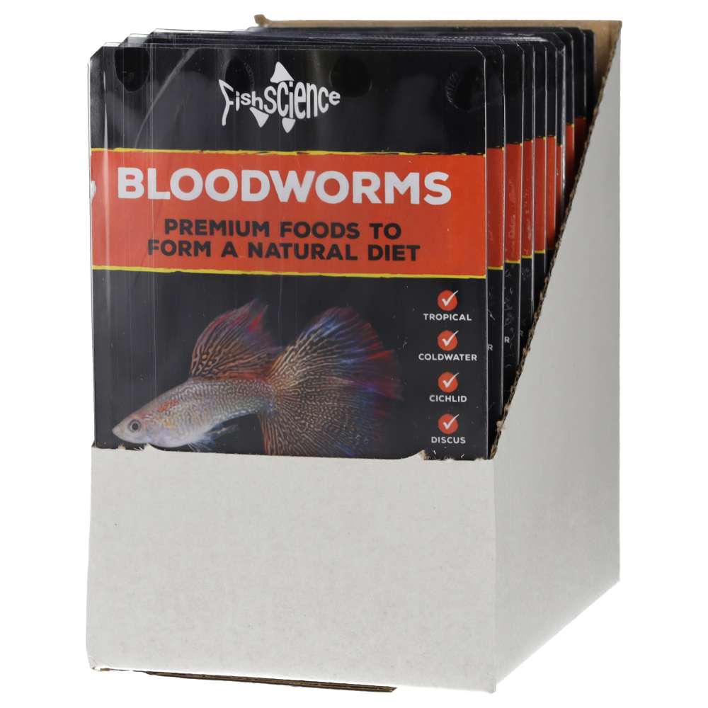 Fish Science Blister Pack Bloodworm 100g - Image 3