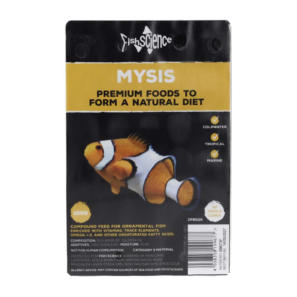 Fish Science Blister Pack Mysis 100g