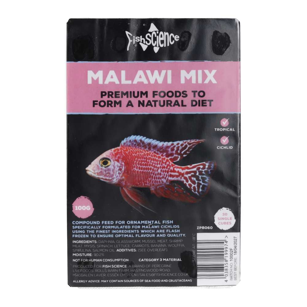 Fish Science Blister Pack Malawi Mix 100g