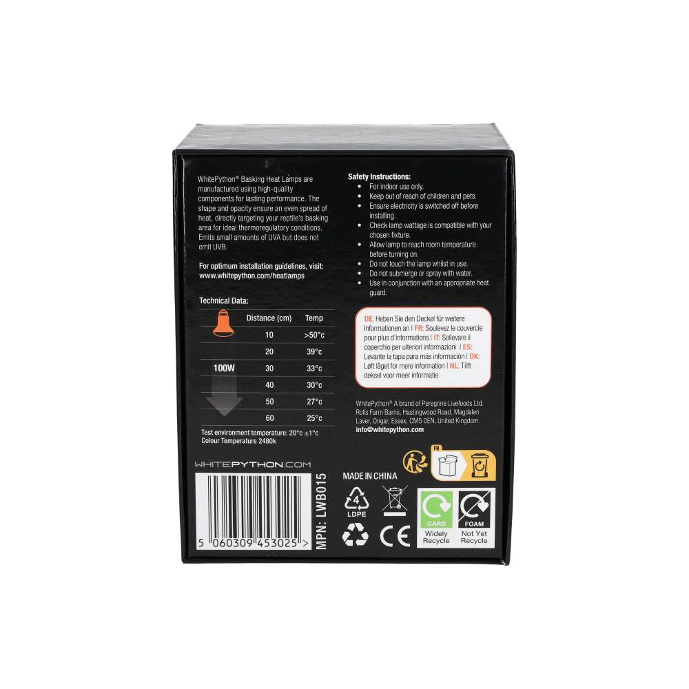 WhitePython IR-A Basking Lamp 100w - Image 5