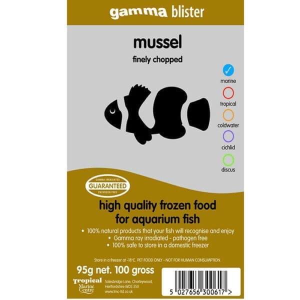 Gamma Blister Chopped Mussel, 95g