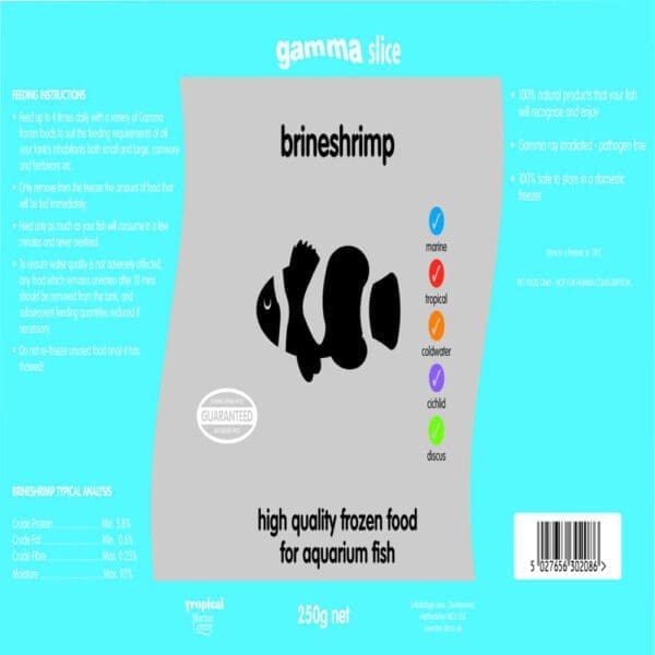 Gamma SLICE Brineshrimp, 250g